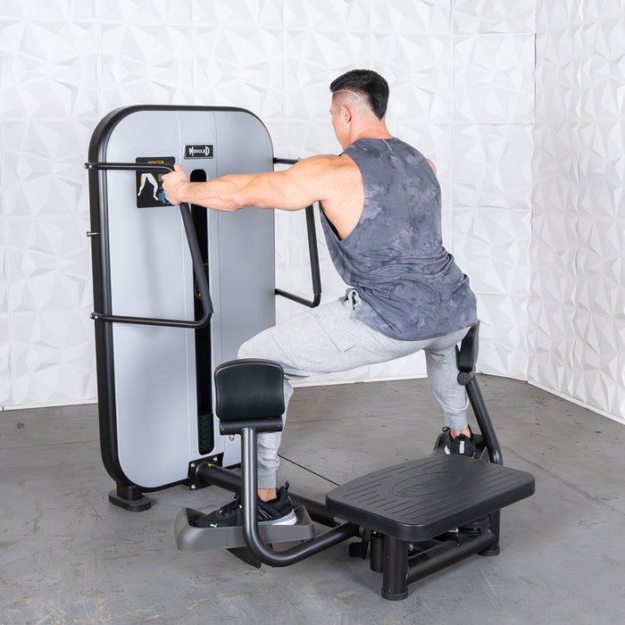 Muscle D Fitness Vogue Standing Abductor Machine - Standing Adjustable Pin Selectorized Abductor Machine