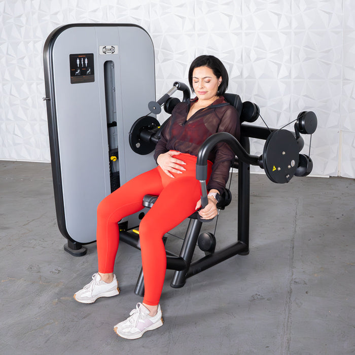 Muscle D Fitness Vogue Triceps Extension - Pin Selectorized - Adjustable Seat - Arm Workout