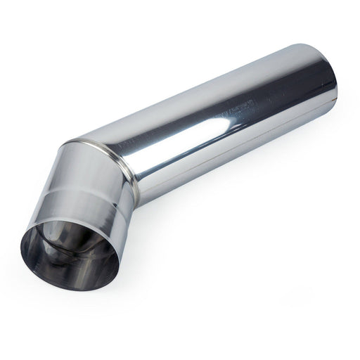 Finnish Sauna Builders Harvia Angle Pipe WZ45ST Stainless Steel - Finnish Sauna Builders — exterior view
