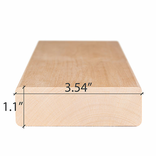 PROSAUNAS Alder 2x4 (28mm x 90mm) S4SEE SHP Sauna Wood - image 5