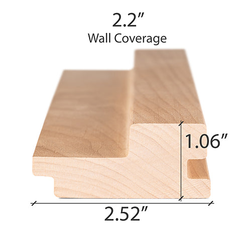 PROSAUNAS Alder Grace™ 2x3 (27mm x 64mm) T&G Sauna Wood - image 6
