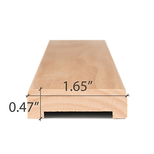 PROSAUNAS Alder 1x2 (12mm x 42mm) Door Trim UK Sauna Wood - image 5
