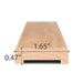 PROSAUNAS Alder 1x2 (12mm x 42mm) Door Trim UK Sauna Wood - image 5