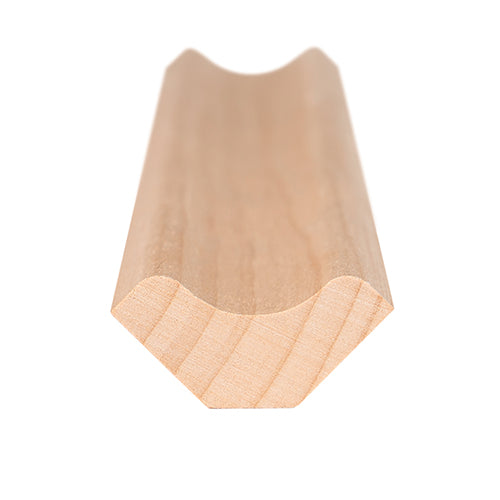 PROSAUNAS Alder 1x2 (14mm x 30mm) Inside Corner Trim SI Sauna Wood - image 4