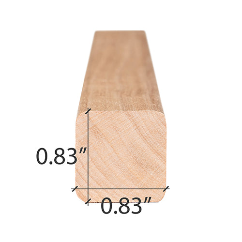 PROSAUNAS Alder 1x1 (21mm x 21mm) S4SEE SHP Sauna Wood - image 5