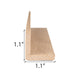 PROSAUNAS Alder 2x2 (28mm x 28mm) Outside Corner Trim VA Sauna Wood - image 5