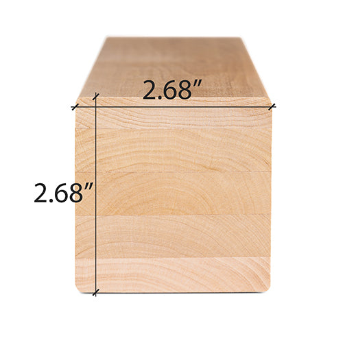 PROSAUNAS Alder 3x3 (68mm x 68mm) S4SEE SHP Engineered Sauna Wood - image 5
