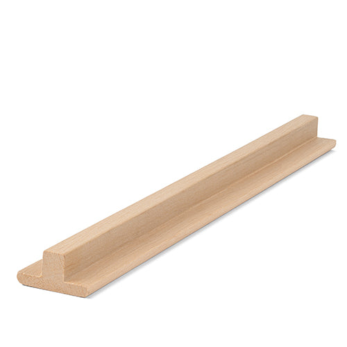 PROSAUNAS Alder 1x2 (17mm x 32mm) T-Moulding Sauna Wood, T-Moulding