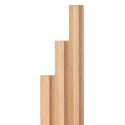 PROSAUNAS Alder 1x2 (17mm x 32mm) T-Moulding Sauna Wood, T-Moulding - image 6