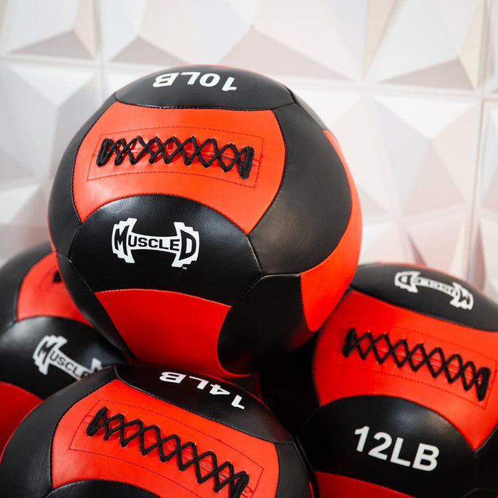 Muscle D Fitness Medicine Ball / Wall Ball - Muscle D Fitness - Heavy Duty Stitching - Multi-Panel D... — weight load capacity