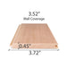 PROSAUNAS Cedar 1/2x4 VG T&G V2E Sauna Wood, Vertical Grain - image 9