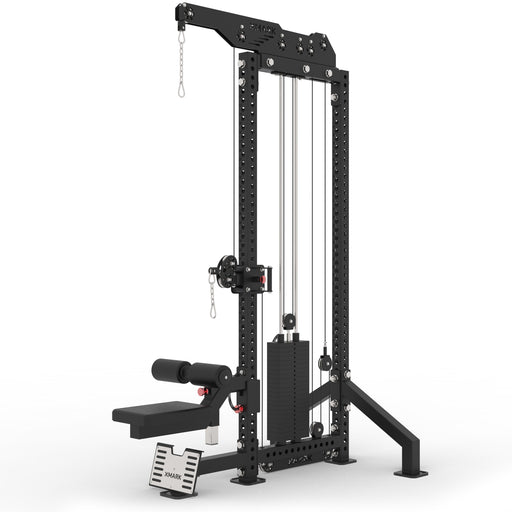 XMARK Commercial Lat Pulldown and Low Row Single Stack Functional Trainer — weight load capacity