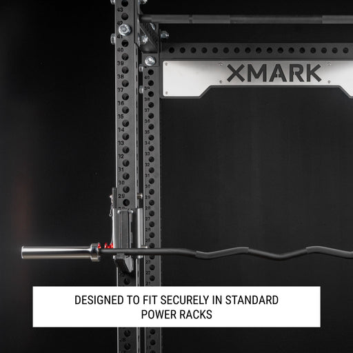 XMARK Convict 6ft Rackable Curl Bar — weight load capacity