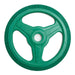 York Barbell Bumper Grip Plate Sets (Colored) — full setup angle