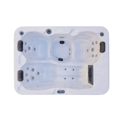 Luxury Spas Allure 3-person plug and play hot tub front view