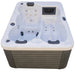 Luxury Spas Allure 3-person plug and play hot tub angle view