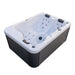 Luxury Spas Allure 3-person hot tub interior seating and jets