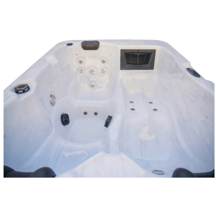 Luxury Spas Allure 3-person hot tub jets detail