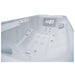 Luxury Spas Lacey 1-person hot tub with cover and steps