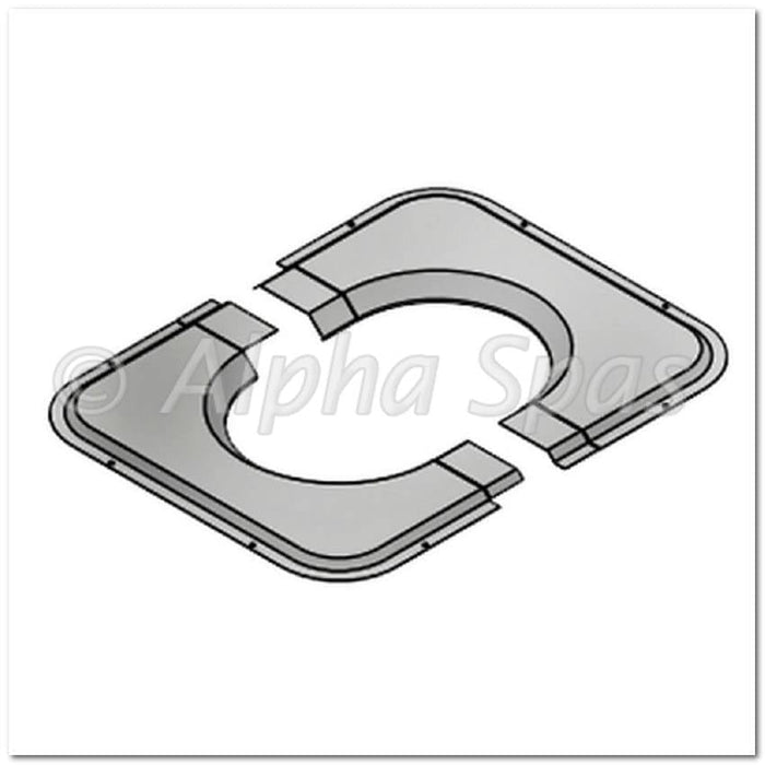 Finnish Sauna Builders Harvia Lead-through Flange WZ020115 Stainless Steel - Finnish Sauna Builders — exterior view