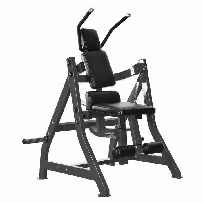 Muscle D Fitness Excel Abdominal/Oblique Crunch - Muscle D Fitness - Commercial Adjustable Seat - Plate Loaded... — front view
