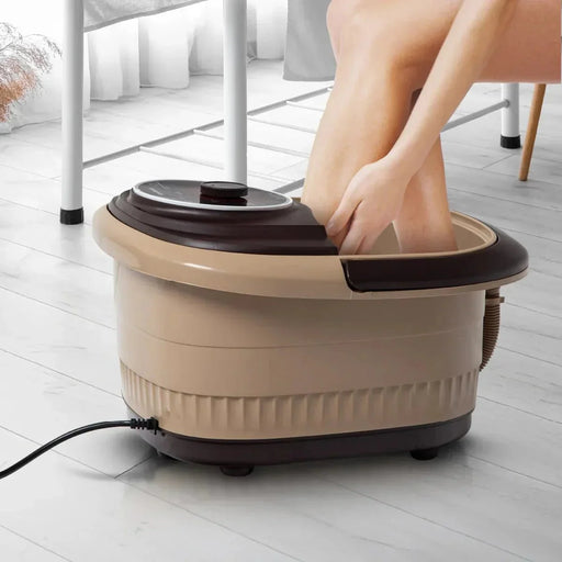 AmaMedic AM-528D Foot Soaking Spa Portable Massager — side angle
