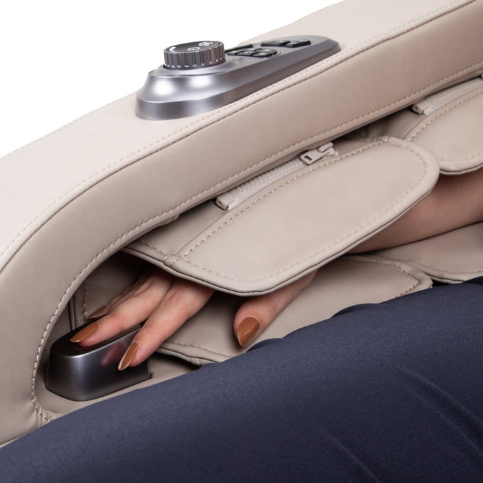 AmaMedic 3D Integra – 3D Massage Mechanism & SL dimensional diagram showing footprint and clearance