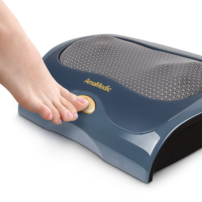 AmaMedic AM-34 Shiatsu Foot Massager Portable Massager — in-use lifestyle shot