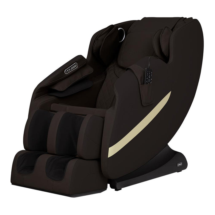 AmaMedic Q7 – Zero Gravity Recline & Lumbar Heat Therapy roller mechanism close-up showing track travel