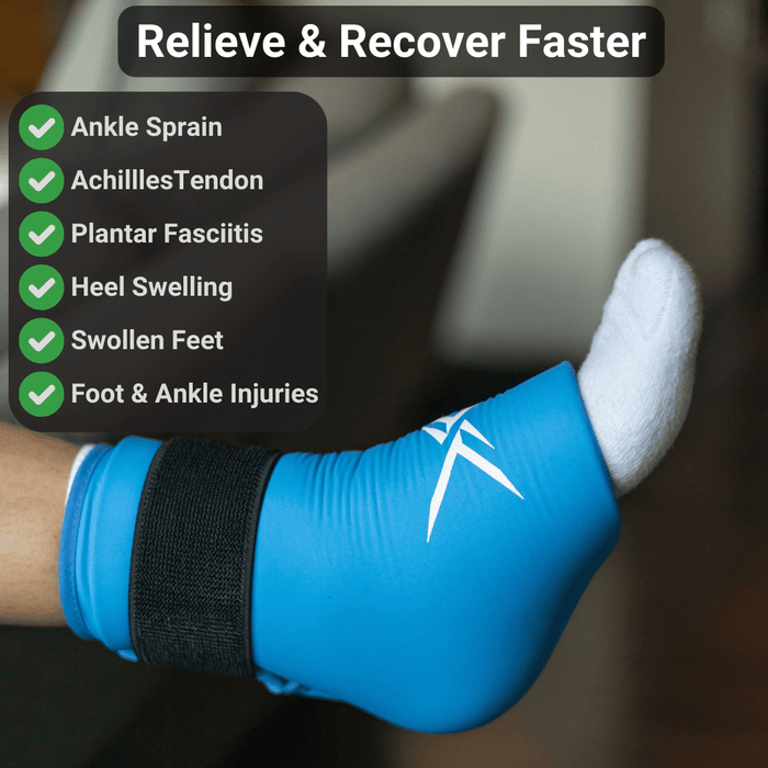 Icebound Essentials Frost Fit Ankle Ice Sleeve — interior insulation