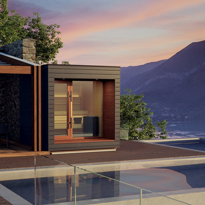 Auroom Arti Outdoor Sauna Cabin Outdoor Modular Cabin Sauna - image 3