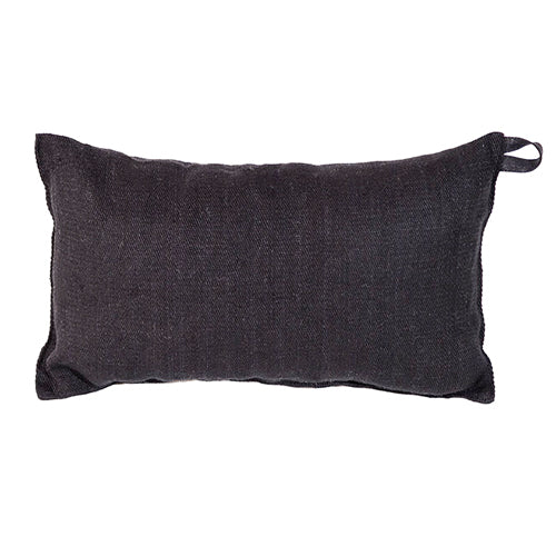 Auroom Sauna Pillow Sauna Pillow, Black, Natural Linen & Cotton Blend