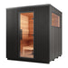 Auroom Garda Outdoor Sauna Cabin Outdoor Modular - GAR-BLACK-90X90R-L