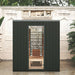 Auroom Garda Outdoor Sauna Cabin Outdoor Modular - GAR-BLACK-90X90R-L - image 3