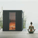 Auroom Garda Outdoor Sauna Cabin Outdoor Modular - GAR-BLACK-90X90R-L - image 4