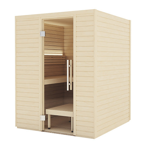 Auroom Baia DIY, Aspen, Indoor Sauna Kit, Up to 2 Persons