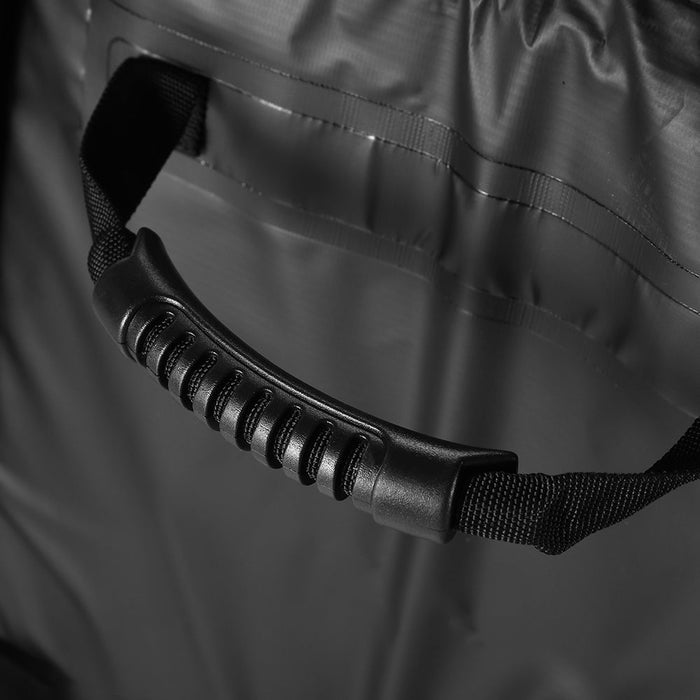 Bakcou Insulated Cooler/Gear Bag — full bike view