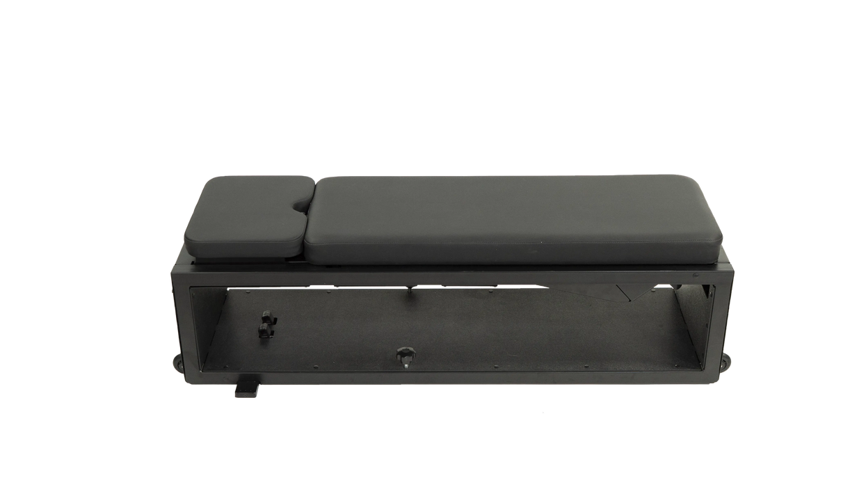 OxeFit XS1 multi-function bench in folded position