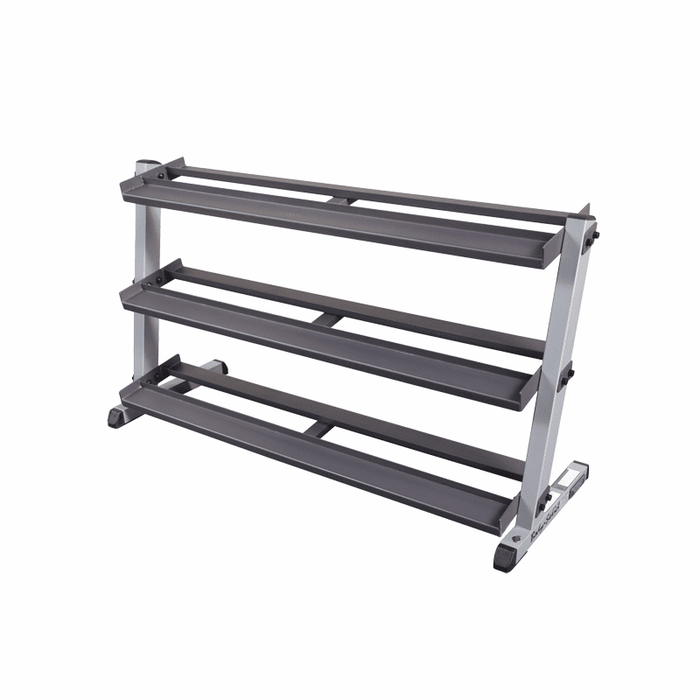 Body Solid 2-Tier Horizontal Dumbbell Rack - GDR60