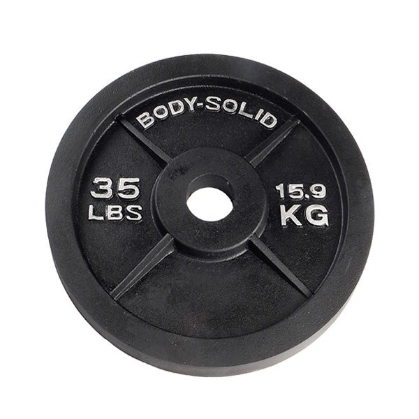 Body Solid 255 lbs of Olympic Weight Plates Set - OSB255