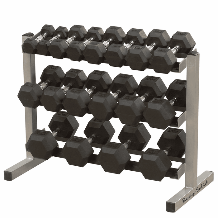 Body Solid 3-Tier Horizontal Dumbbell Rack - GDR363