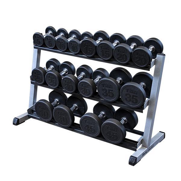 Body Solid 48inch 3-Tier Dumbbell Rack - GDR48