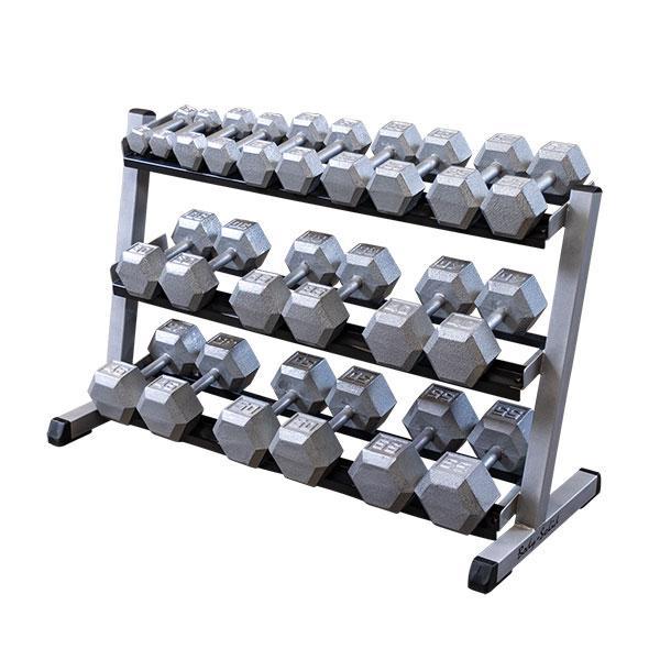 Body Solid 48inch 3-Tier Dumbbell Rack - GDR48