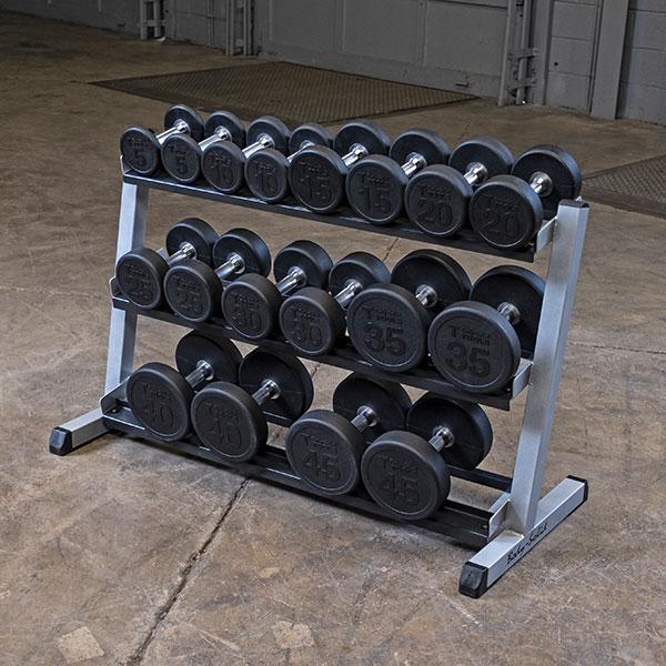 Body Solid 48inch 3-Tier Dumbbell Rack - GDR48