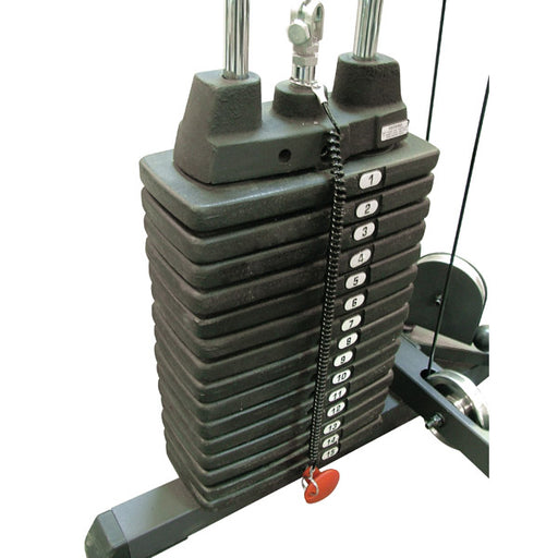 Body Solid 50lb Selectorized Weight Stack - SP50 — grip and contact surface