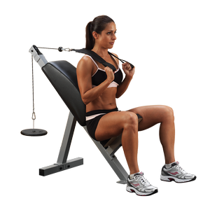 Body Solid Ab Crunch Machine Tricep Bench - Pab21X Fitness