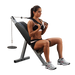 Body Solid Ab Crunch Machine Tricep Bench - Pab21X Fitness