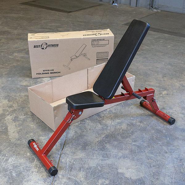 Body Solid Best Fitness Folding Weight Bench - BFFID10