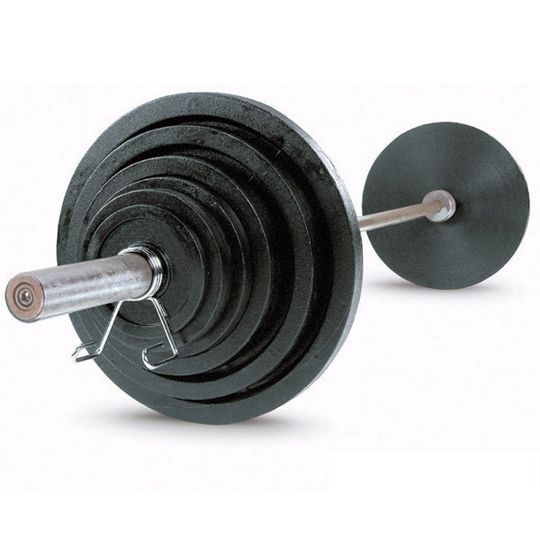 Body Solid Black Cast Olympic Weight Plate 100 lbs. - OPB100