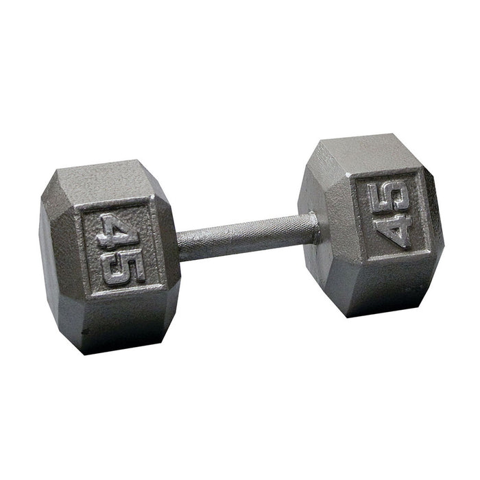 Body Solid Cast Iron Hex Dumbbells, from 3 to 100 lb. - SDX